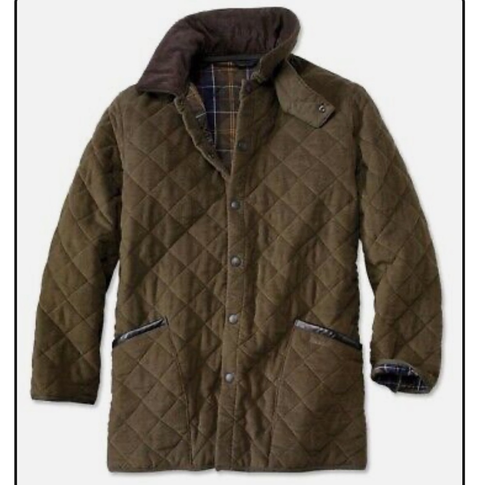 Men’s Barbour Liddesdale Quilted Moleskin Jacket
